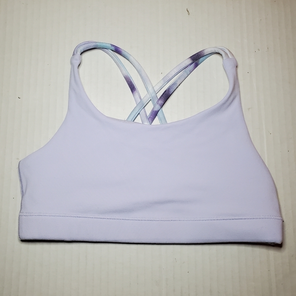Athleta Upbeat Bra Sz M Tie Dye